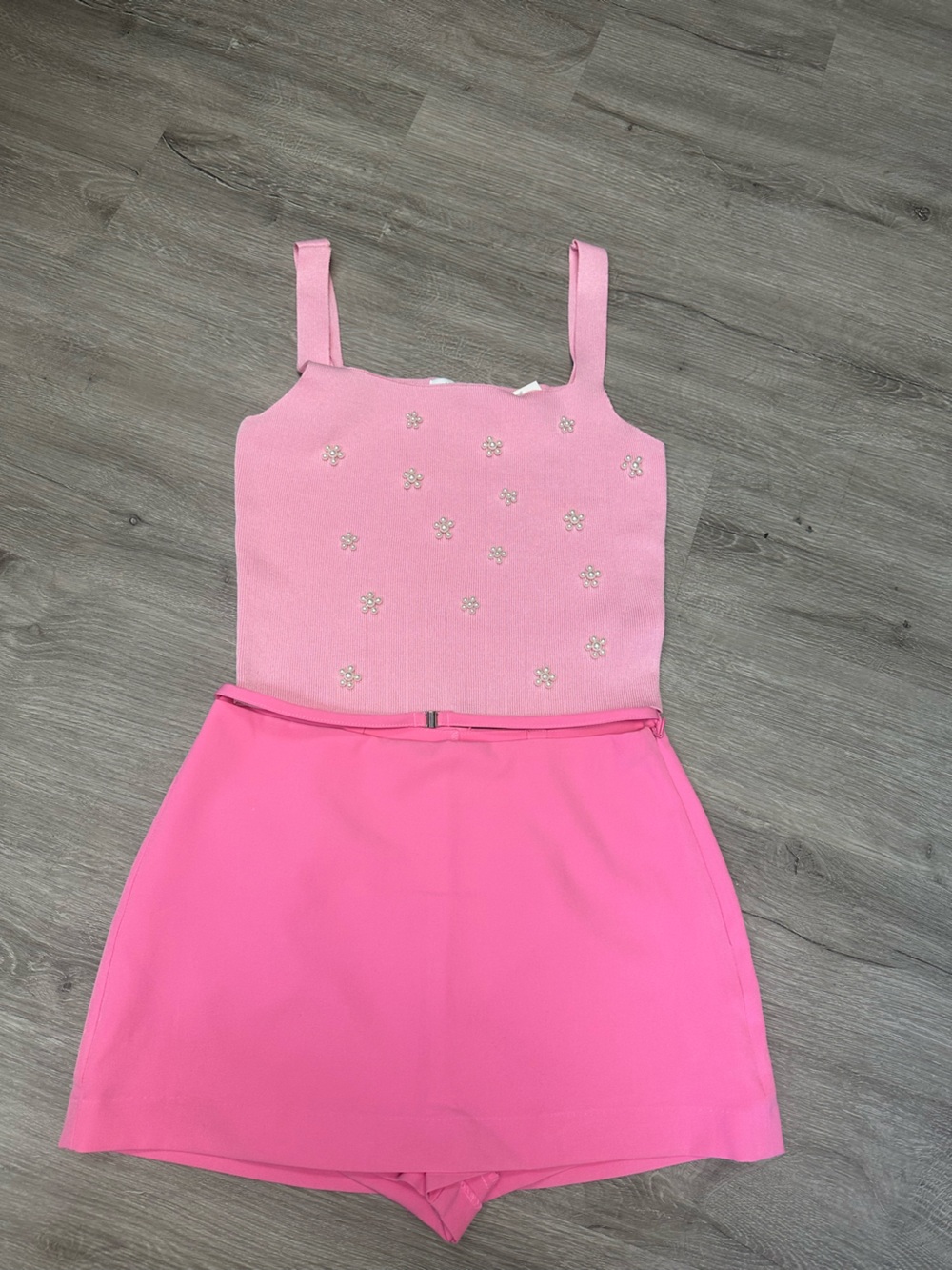 Love Tree High-Rise Pink Women’s Shorts Skort